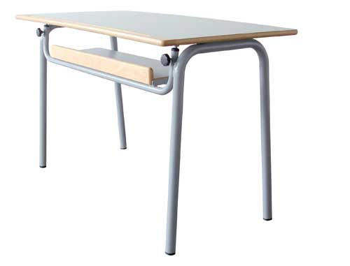 TABLE PLATEAU STRATIFIE Avec pieds réglables - 60 x 60 cm